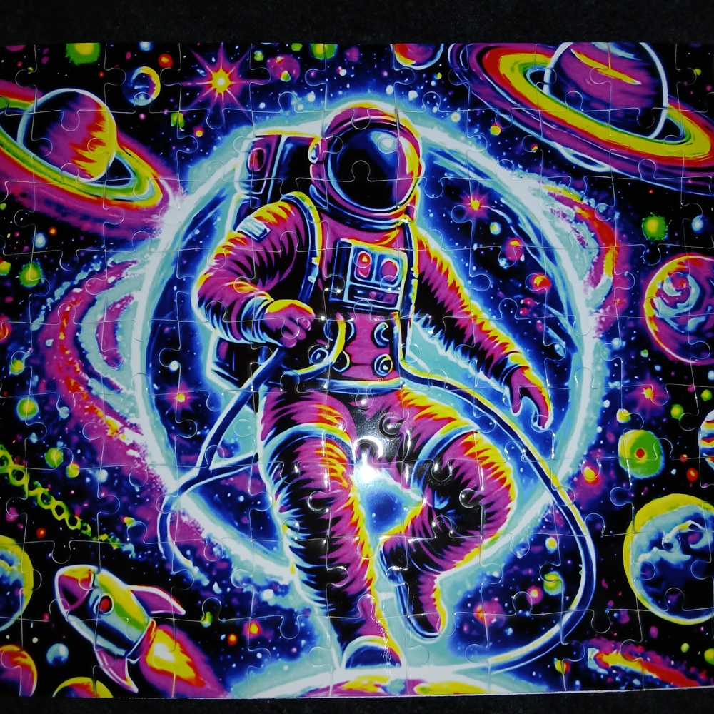 Vibrant Astronaut Puzzle